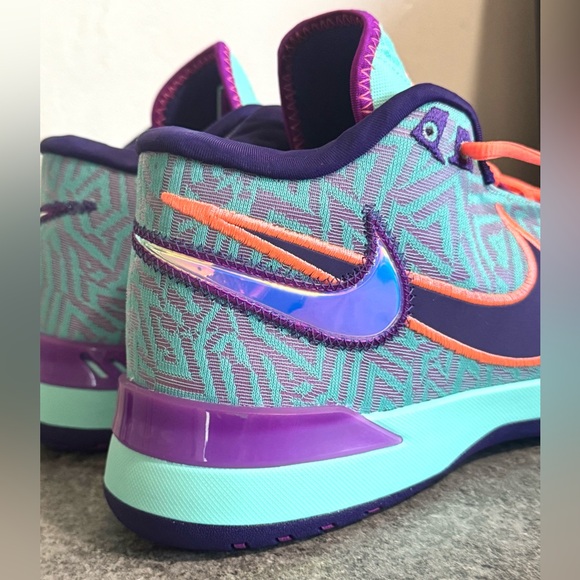 Nike Zoom LeBron NXXT Genisus Hyper Turquoise Shoes Men's Size 11.5 NWOT - Picture 4 of 10